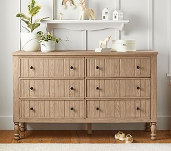 Catalina Beadboard 6-Drawer Dresser (56w x 19d")