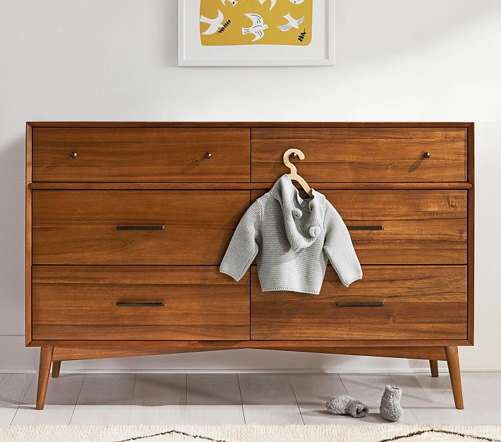 west elm x pbk Mid-Century 6-Drawer Dresser (56w x 18d&quot;)