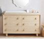 WE x PBK Vivienne 6-Drawer Nursery Dresser &amp; Topper Set (56w x 18d&quot;)