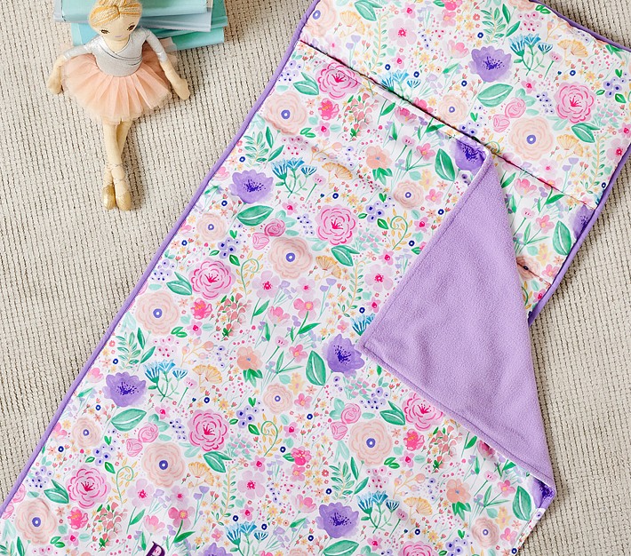 Mackenzie Lavender Floral Blooms Nap Mat