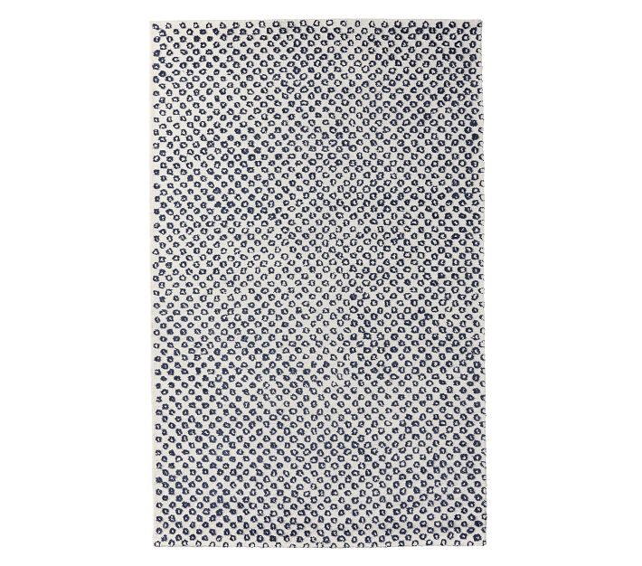 Pottery Barn popular Kids Shag Dot Rug