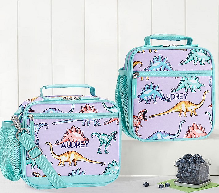 Mackenzie Lavender Multi Dinosaur Lunch Boxes