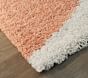 Stain Resistant Geometric Shag Rug