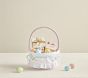 Embroidered Floral Easter Basket Liners