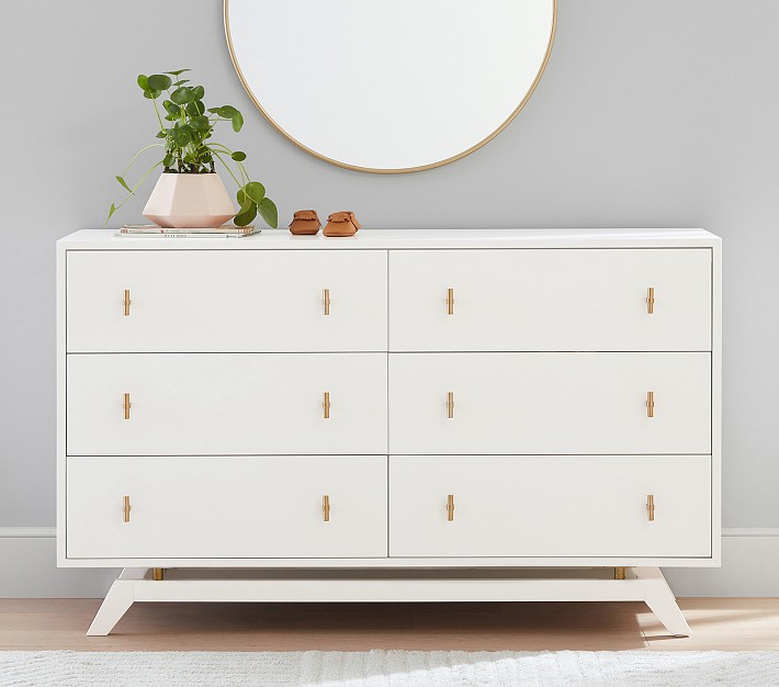 Lennox 6-Drawer Dresser (56w x 19d&quot;)