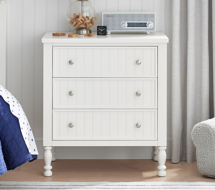 White beadboard dresser discount