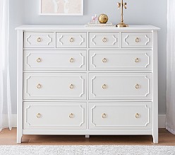 Ava Regency 10-Drawer Grand Dresser (56w x 19d")