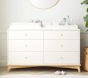 Sydney 6-Drawer Dresser &amp; Topper Set (56w x 19d&quot;)