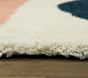 Stain Resistant Geometric Shag Rug