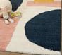 Stain Resistant Geometric Shag Rug