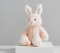 Blush Long Ear Metallic Bunny Plush Toy