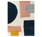 Stain Resistant Geometric Shag Rug