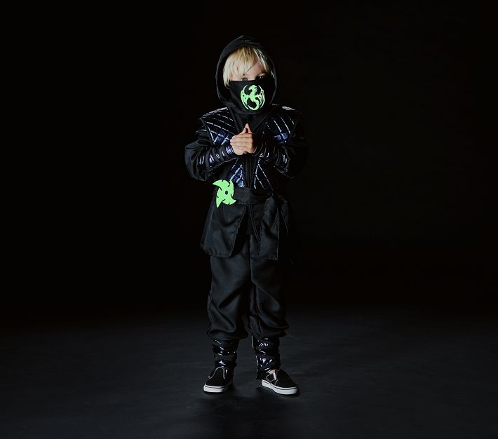 Ninja Glow-in-Dark Costume | Pottery Barn Kids Ninja Glow-in-Dark Costume | Pottery Barn Kids