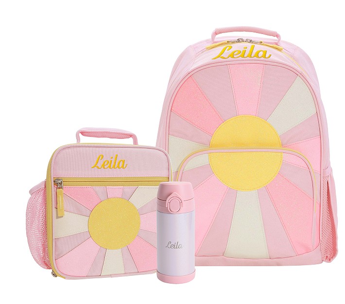 Mackenzie Glitter Sunburst Backpack & Lunch Bundle, Set of 3
