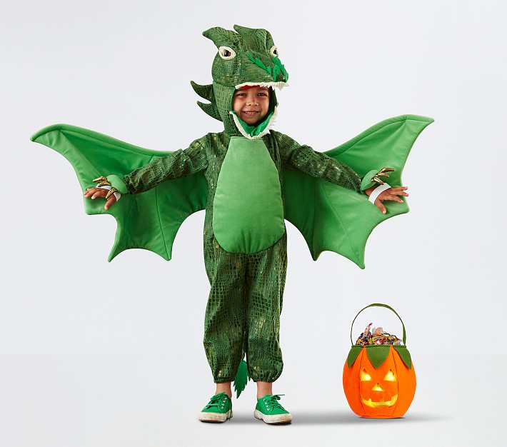 Toddler Green Dragon Halloween Costume