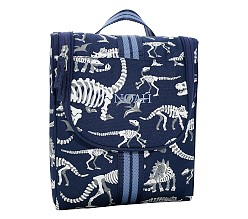 Mackenzie Navy Dino Bones Glow-in-the-Dark Toiletry Bag