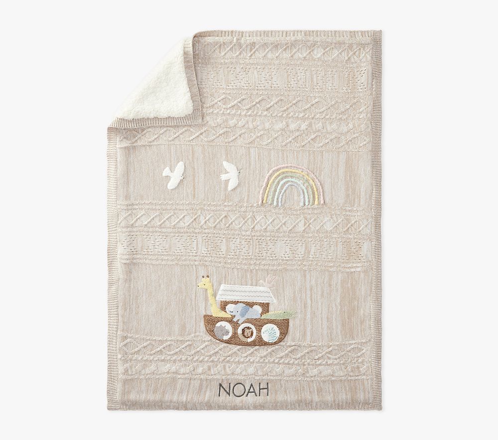 Noah's Ark Heirloom Baby Blanket