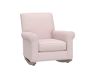 Open Box: Charleston Convertible Rocker Performance Heathered Basketweave Blush