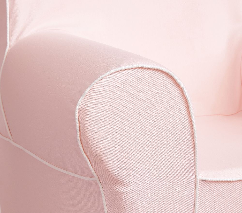 Anywhere Chair® Pearl Twill with White Piping