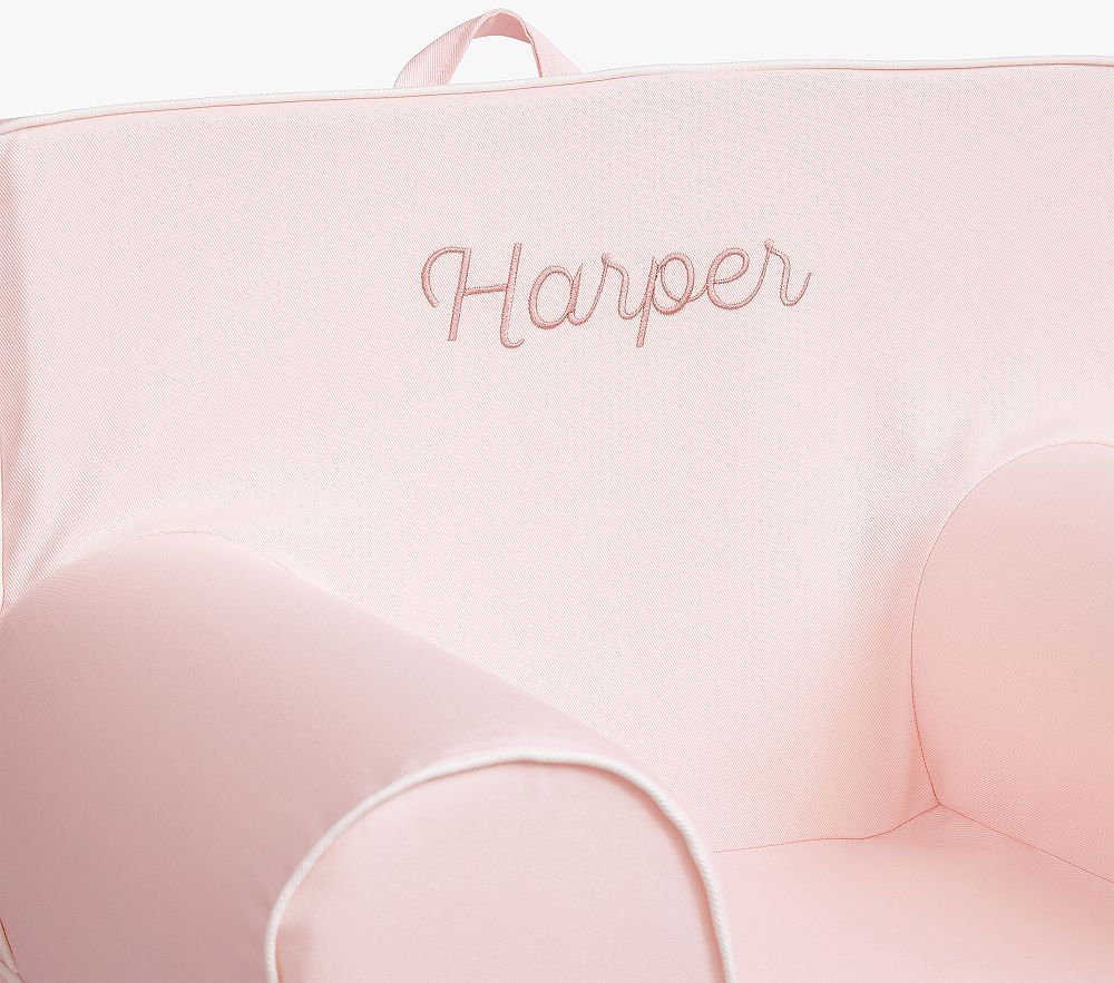 Anywhere Chair® Pearl Twill with White Piping