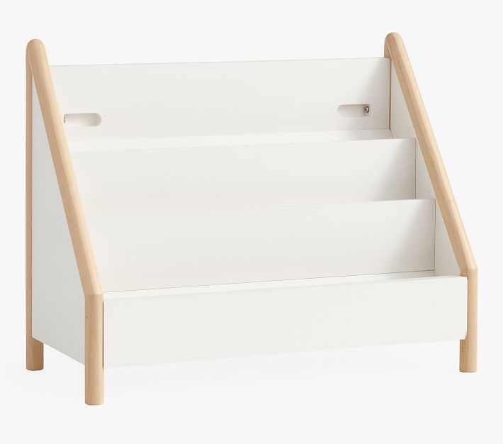 Avery Low Bookrack Simply with Rubberwood Natural In Home Delivery