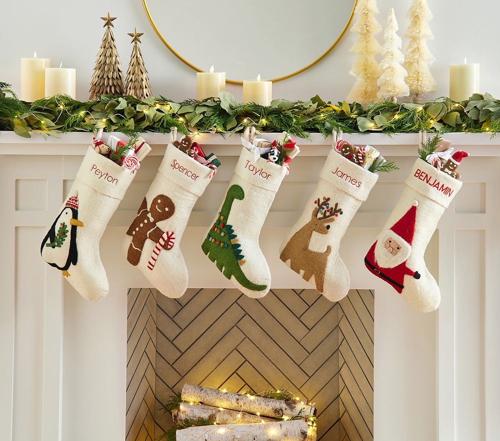 west elm x pbk Modern Christmas Stocking Collection