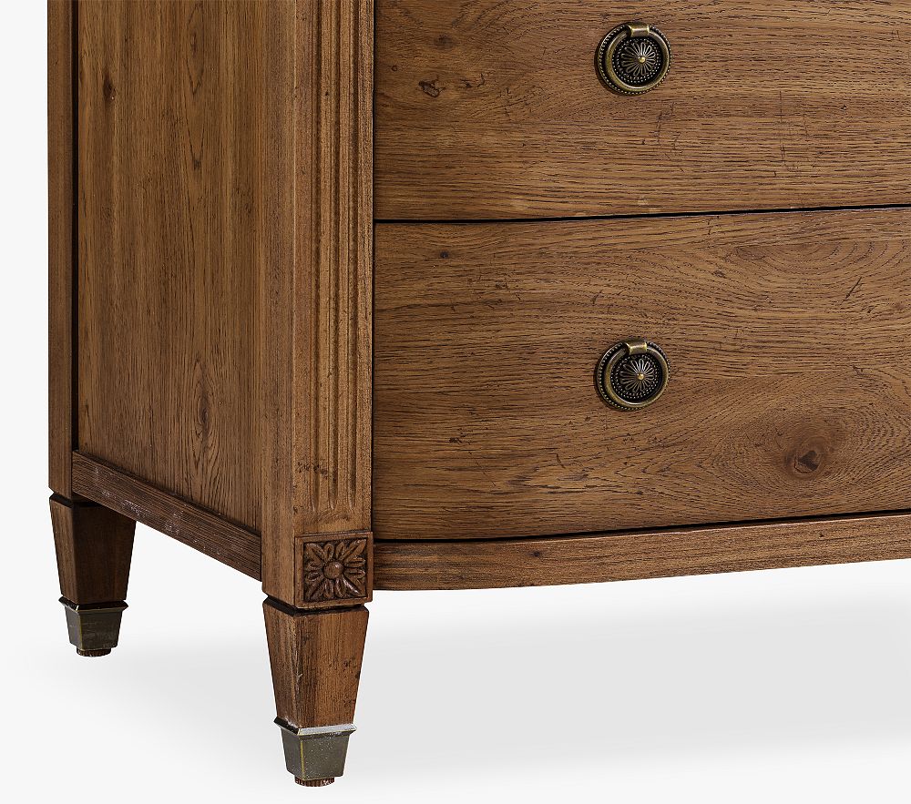 Chris Loves Julia Aged Oak 6-Drawer Dresser - 56"W