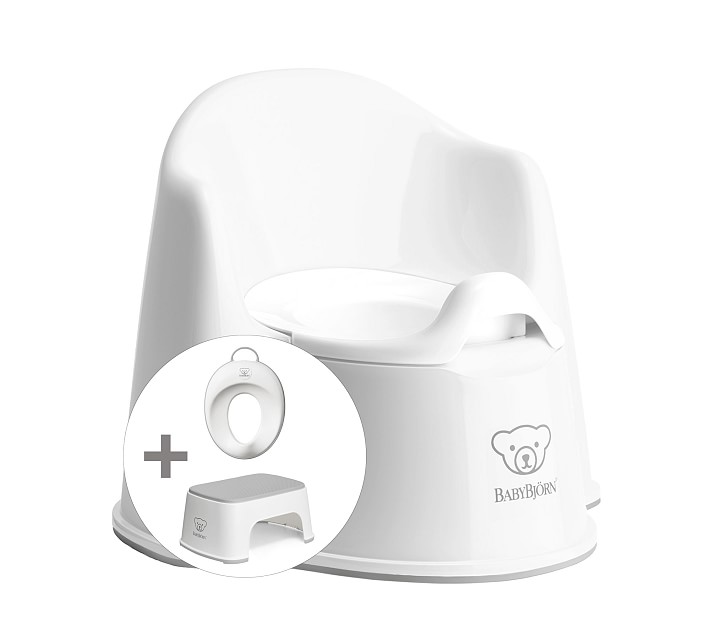 BabyBjörn® Potty Training Bundle, White/Gray