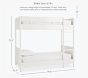 west elm x pbk Mid-Century Twin-Over-Twin Bunk Bed