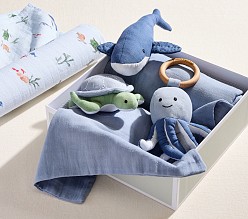 Under The Sea Organic Crib Fitted Sheet