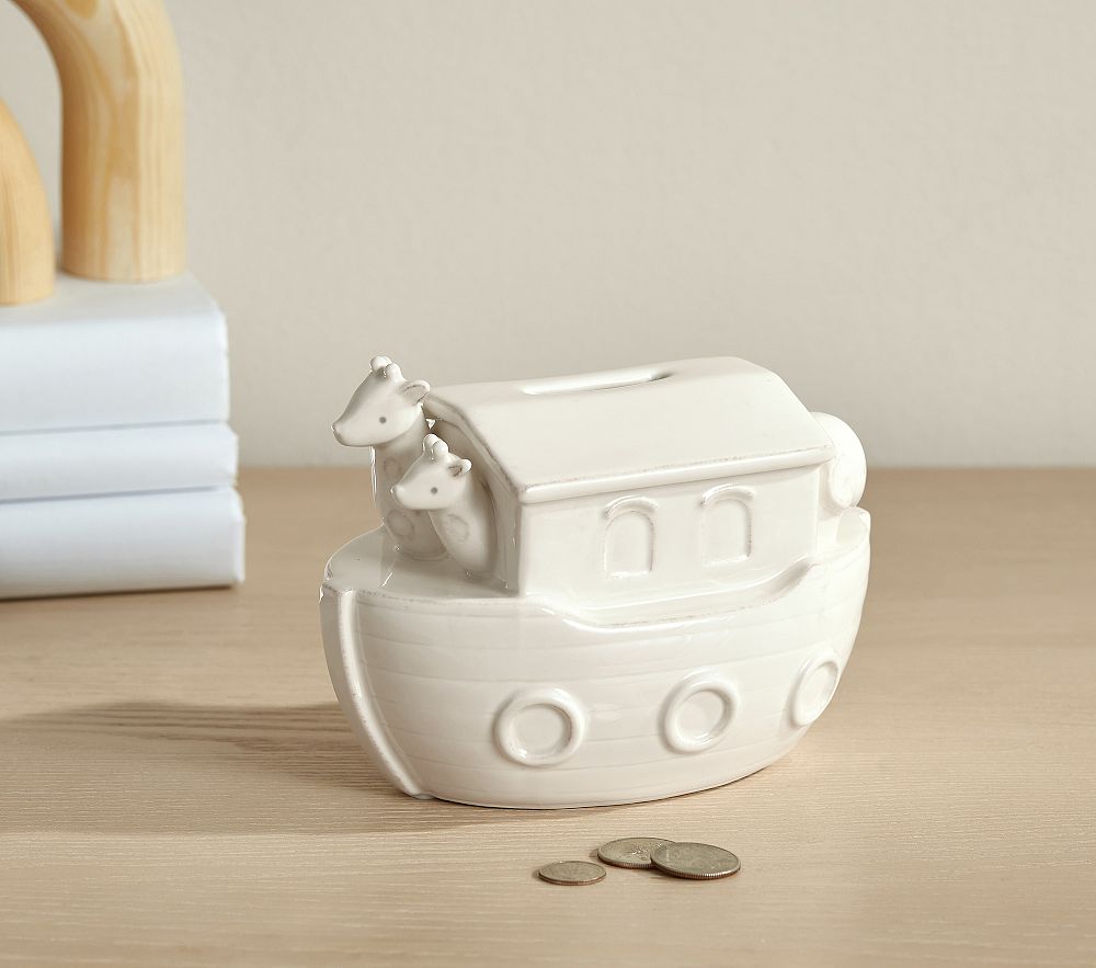 Noahs Ark Ceramic Money Bank
