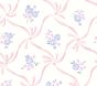 Loveshackfancy Lattice Bow Wallpaper Sample (9&quot; x 12&quot;)