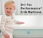 Bedgear&#174; Dri-Tec: Performance Crib &amp; Toddler 2-Stage Mattress