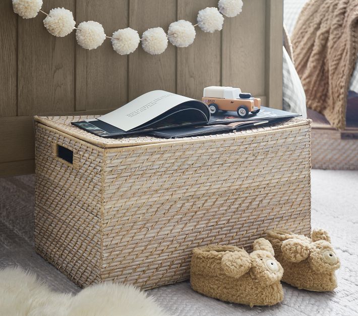 Quinn Lidded Storage Trunk | Pottery Barn Kids