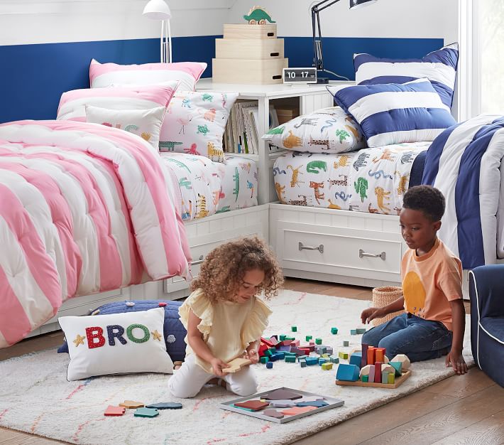 Pottery barn l shaped bed discount