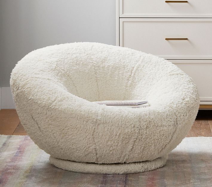 PK Groovy Swivel Chair Tweed Charcoal