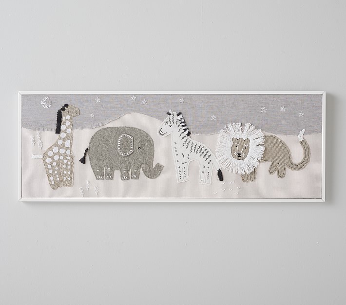 Animals Fabric Applique Art