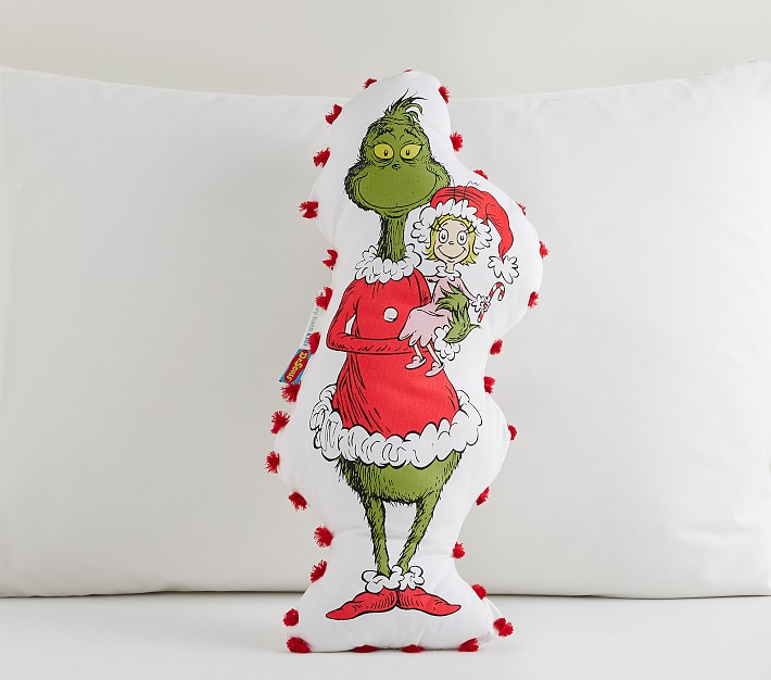 Dr. Seuss's The Grinch&#8482; Pom-Pom Pillow