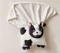 Pippa Frenchie Faux Fur Pillow &amp; Throw Blanket Set