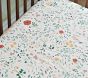 Chris Loves Julia Prairie Floral Organic Crib Fitted Sheet