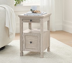 Larkin Side Table with Charging Station (19")