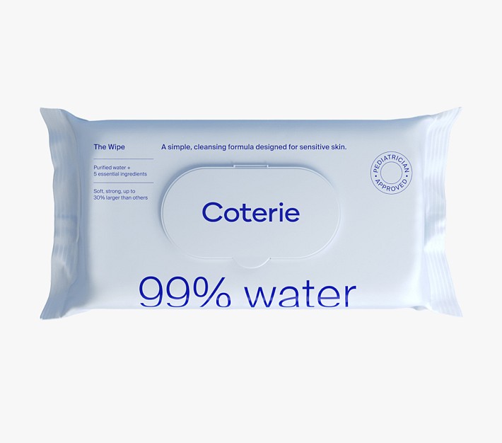 Coterie Baby Wipes, Pack of 4