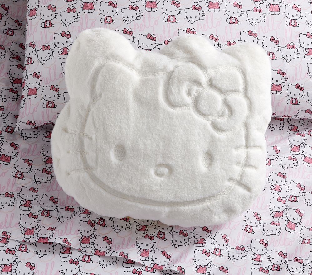 Hello Kitty&#174; Magical Faux Fur Shaped Pillow