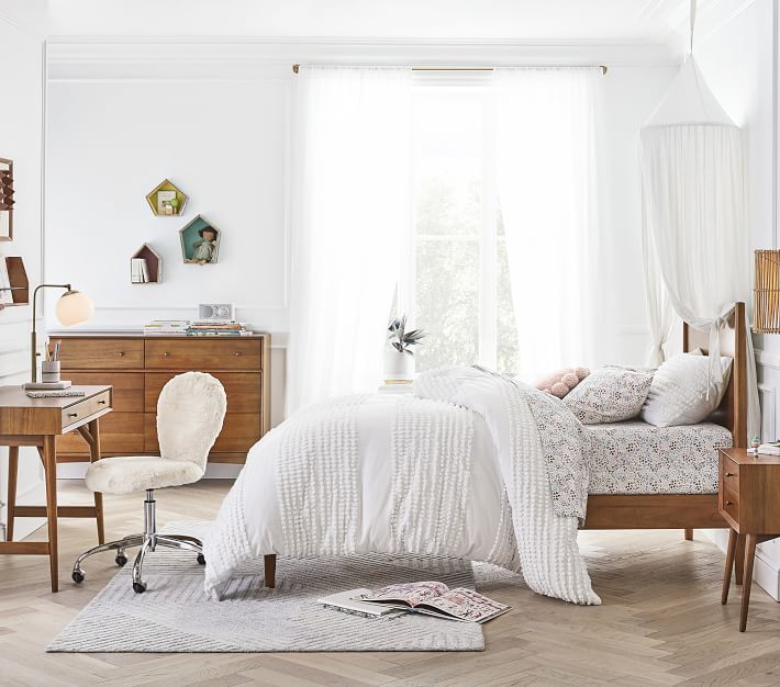 west elm x pbk Mid-Century Kids Nightstand | Pottery Barn Kids