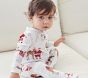 Black Santa Organic Cotton Baby Pajama