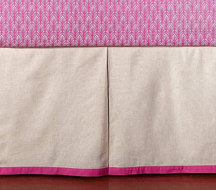 Bright Border Crib Skirt