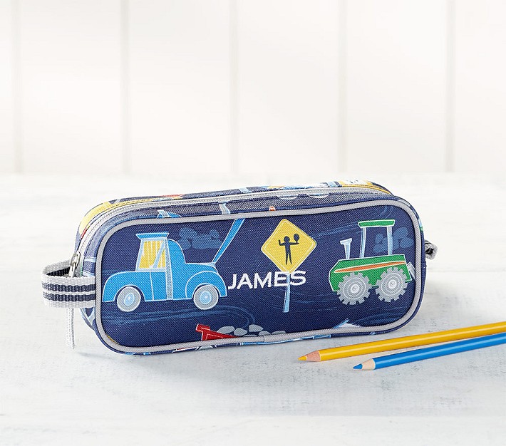 Mackenzie Navy/Gray Play Construction Pencil Case