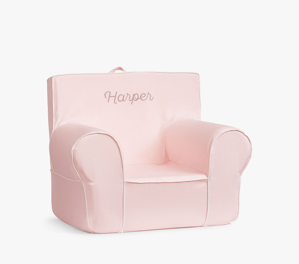 Anywhere Chair® Pearl Twill with White Piping
