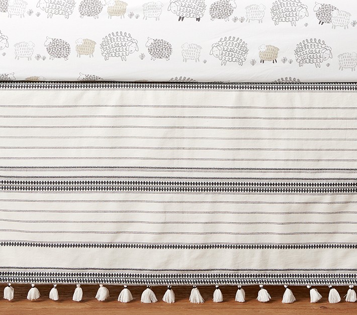 Sleepy Sheep Crib Skirt