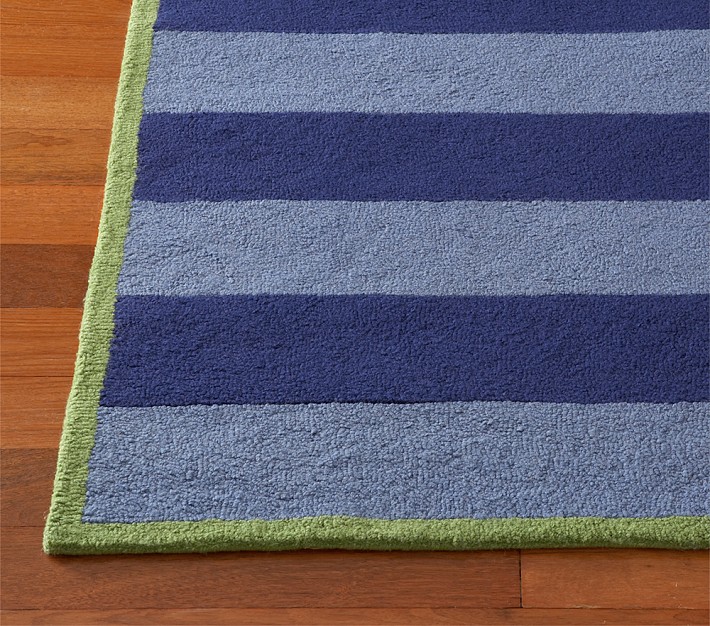 Boys' Rugby Stripe Rug